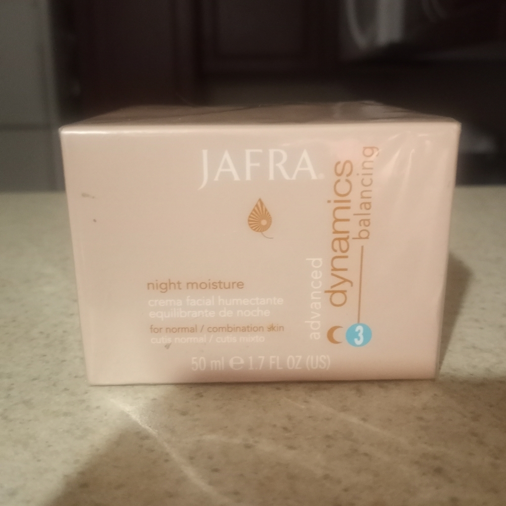 Jafra night moisture advanced dynamics Balancing Oily/combo Skin New Sealed